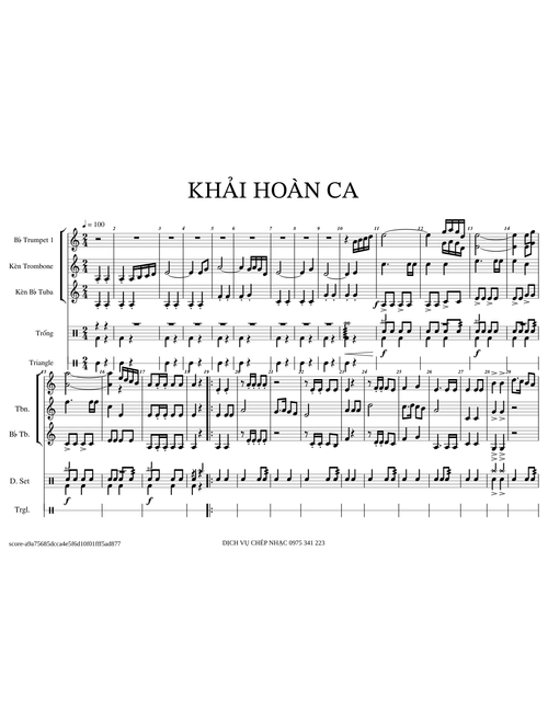 KHẢI HOÀN CA – pherohoangha