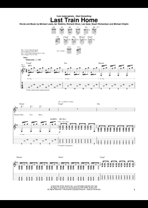 Lostprophets Start Something ギター譜 Play Official version of Start something Sheet Music by