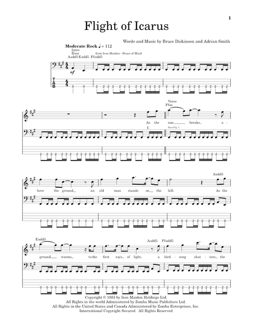 Flight Of Icarus - Iron Maiden (School of Rock - Bass Guitar)