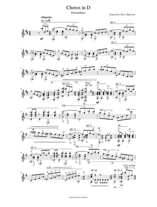 Choros in D