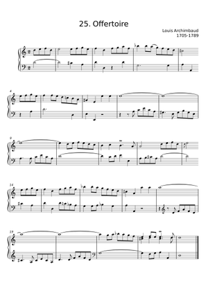 Offertoire - Louis Archimbaud Sheet Music for Organ (Solo) | MuseScore.com