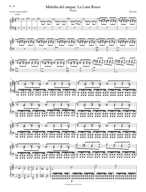Melodia del sangue: La Luna Rossa