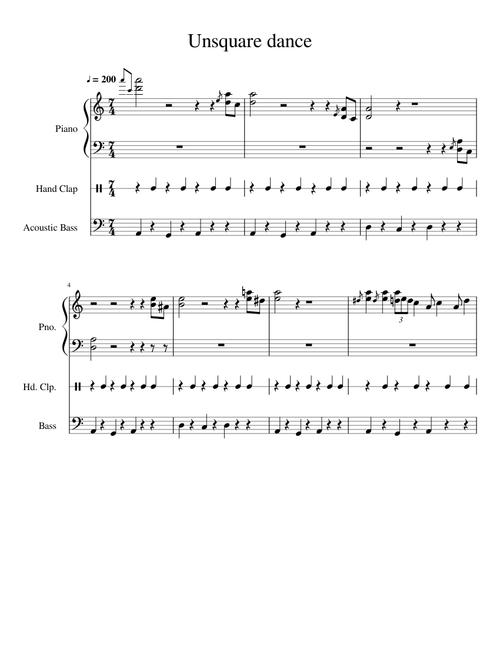 Unsquare Dance (Fast Version)
