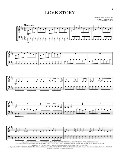 Love Story - Taylor Swift (Instrumental Duet)