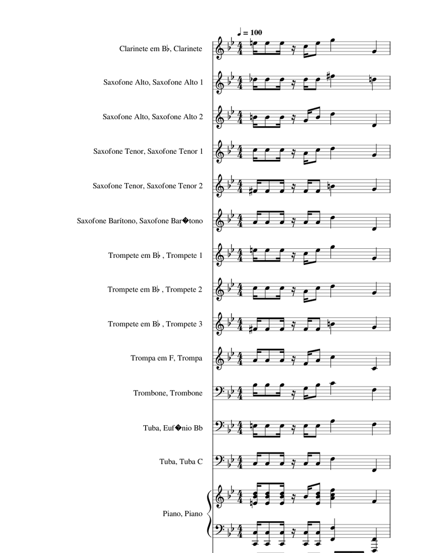 Super mario bros – Koji Kondo Sheet Music for Piano, Trombone, Tuba ...