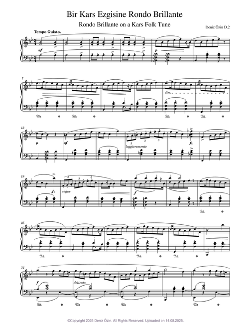 Rondo in B♭ Major (Kars) D.2