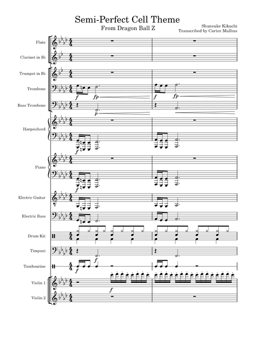 "Semi-Perfect Cell Theme" from Dragon Ball Z – Shunsuke Kikuchi
