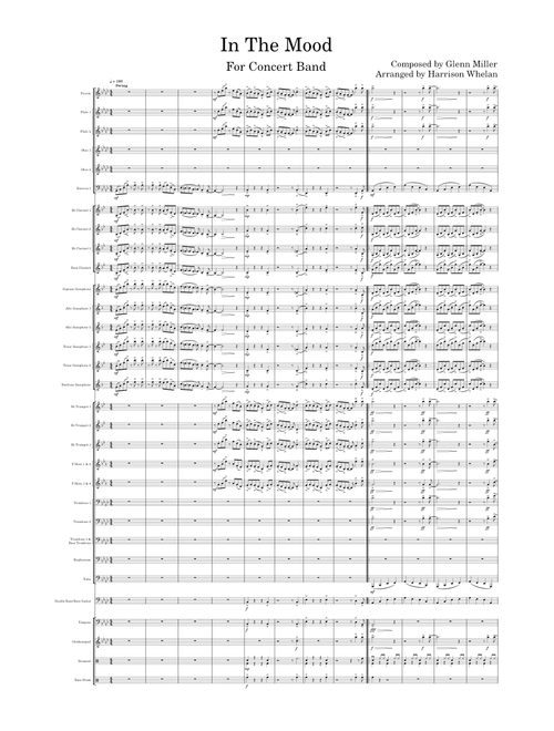 In The Mood for Concert Band