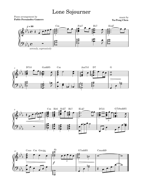 Lone Sojourner – Yu-Peng Chen – Genshin Impact