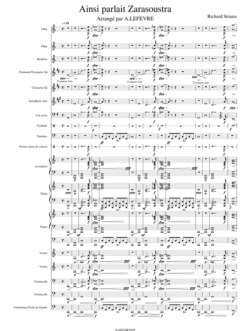 Ainsi parlait Zarasoustra (ouverture) - R.Strauss (L'Odysee de l'espace Movie Theme)