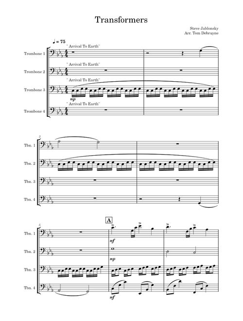 Themes from Transformers by Steve Jablonsky