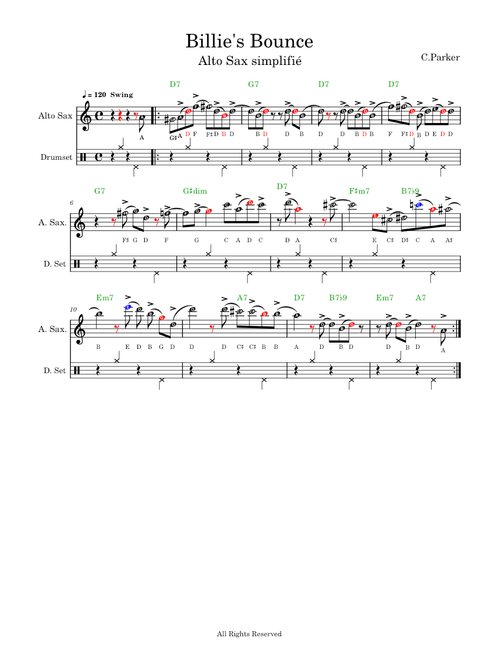 Billie's Bounce – Charlie Parker