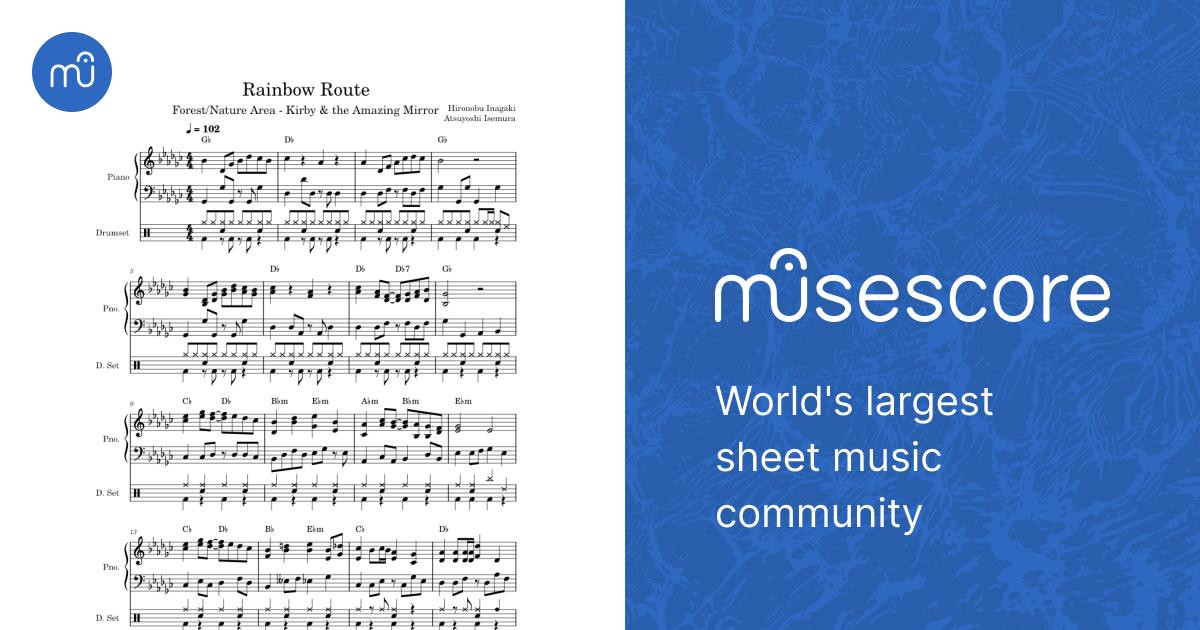Rainbow Route (Forest/Nature Area) Sheet Music with Chords