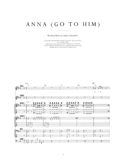 Anna (Go To Him) - The Beatles (Transcribed Score)