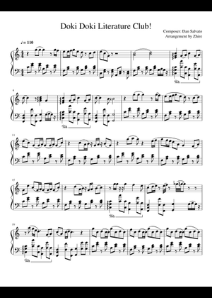 Selections from DDLC OST Sheet Music for Piano (Solo) | MuseScore.com