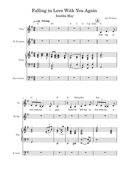 Falling in love with you again – Imelda May Falling in Love With You Again