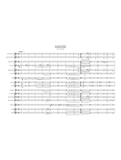 Amazing Grace (Arr. Alan Duguid) - William Walker (Brass Band)