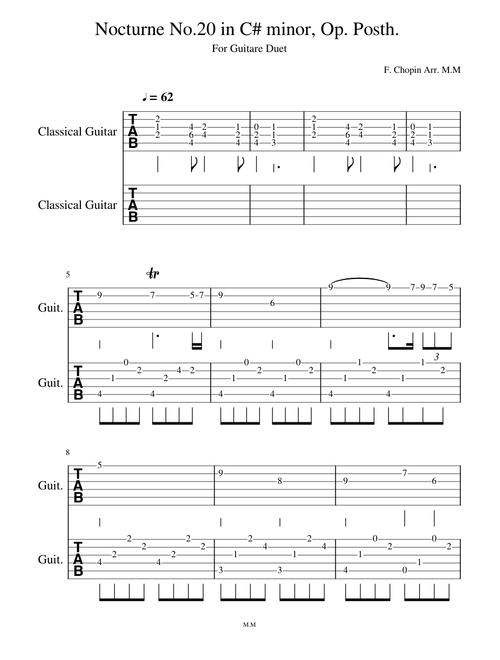 Nocturne No.20 in C# minor