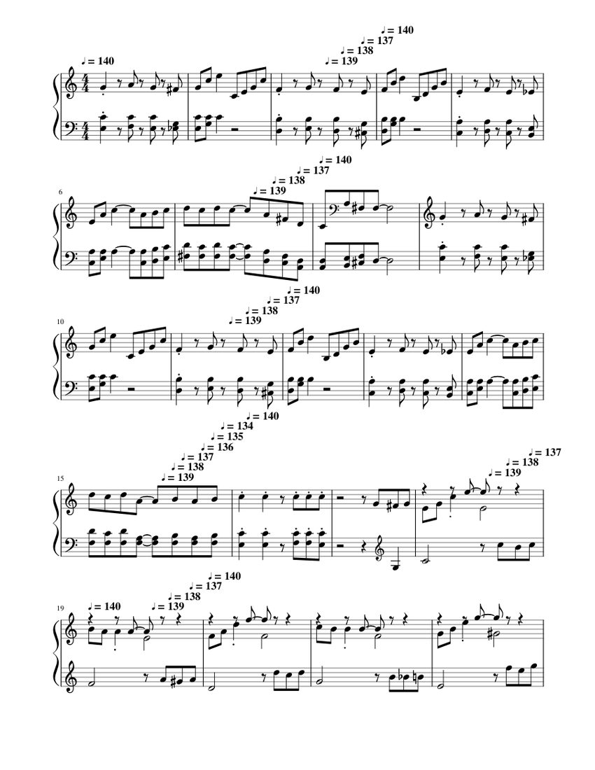 Super Mario 64- Castle theme Sheet Music for Piano (Solo) | MuseScore.com