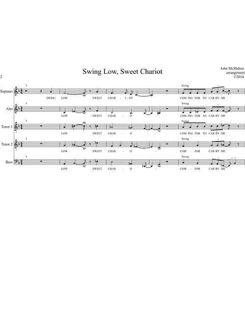 Swing Low, Sweet Chariot