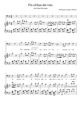 Free Don Giovanni, K.527 by Wolfgang Amadeus Mozart sheet music