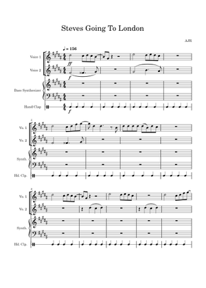 Steve's Going to London – AJR Sheet Music for Piano (Solo) | MuseScore.com