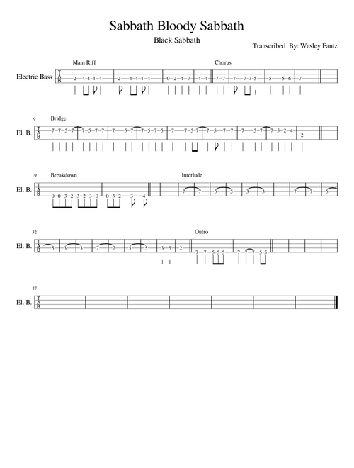 Sabbath_Bloody_Sabbath_Bass_Transcription