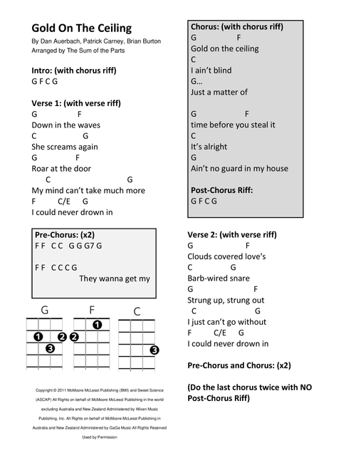 Gold On The Ceiling (Arr. The Sum of the Parts) - The Black Keys (Instrumental Duet)
