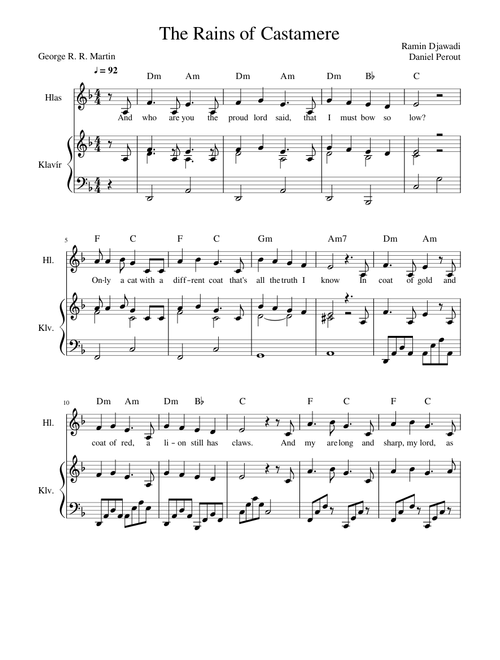 The Rains of Castamere – Ramin Djawadi