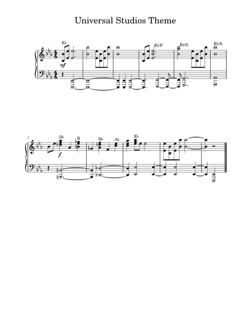 Universal studios fanfare – Jerry Goldsmith Jerry Goldsmith Universal studios fanfare