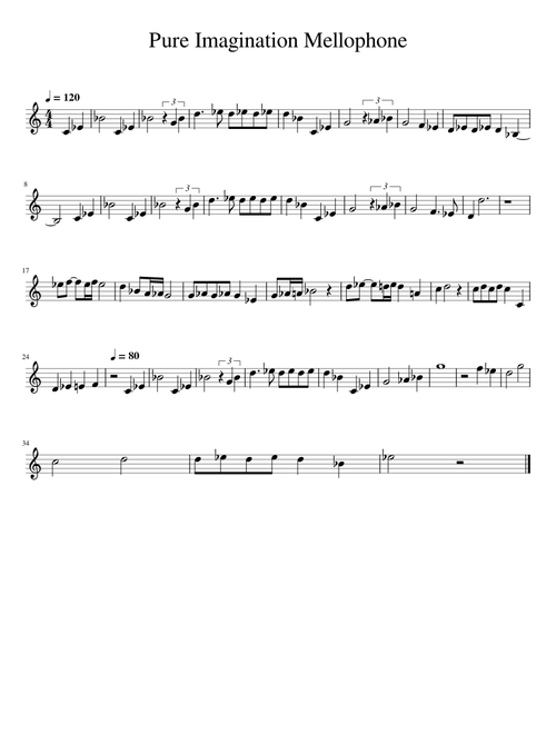 Pure Imagination Mellophone/French Horn