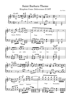 Camp Celebration - Kingdom Come: Deliverance 2 Sheet Music with