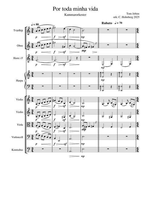 Por toda a minha vida – Antônio Carlos Jobim