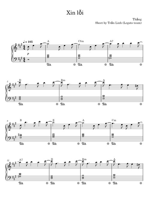Xin lỗi - Thắng