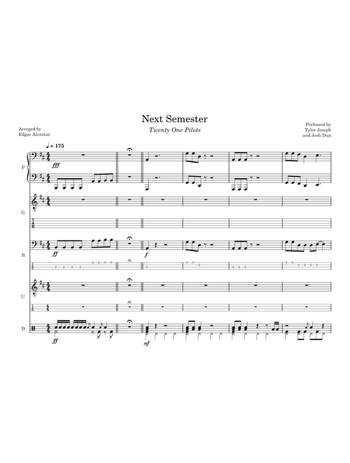 Next Semester – Twenty One Pilots