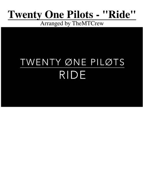 Ride by Twenty One Pilots
