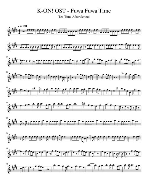 K-ON! OST - Fuwa Fuwa Time
