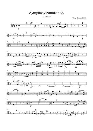 Symphony No. 35 in D Major 