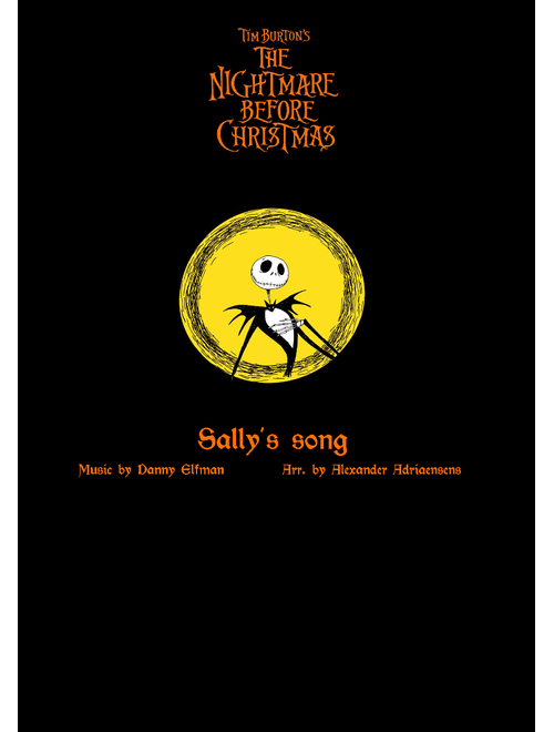 Sally's song - The nightmare before christmas