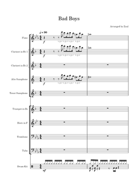 Free Bad Boys by Inner Circle sheet music | Download PDF or print