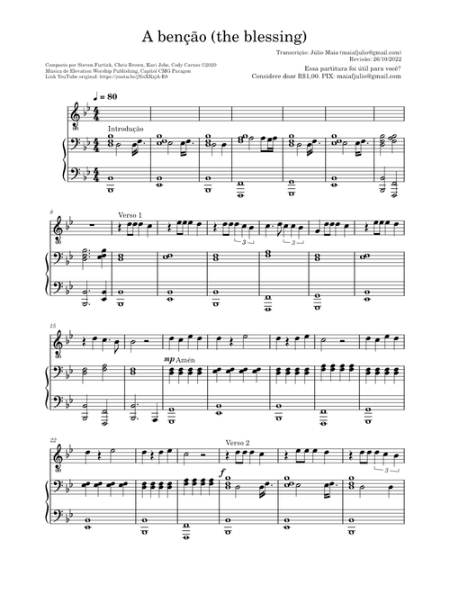 The Blessing – Kari Jobe A benção  the blessing