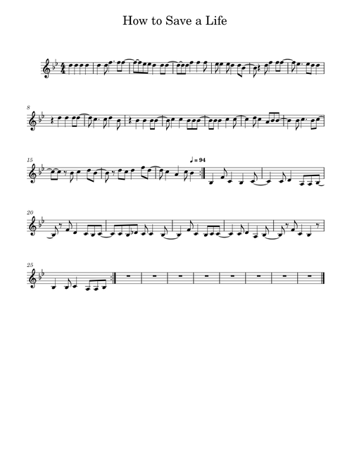 How to save a life – The Fray