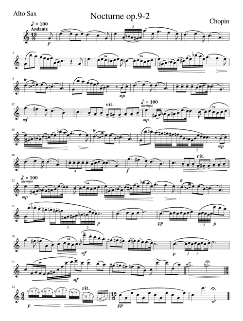 Chopin Nocturne Op.9 No.2