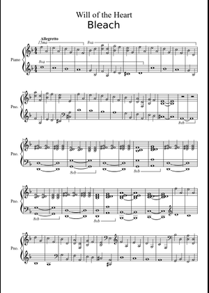 Here to Stay - Bleach (Piano Accompaniment) Sheet Music for Piano