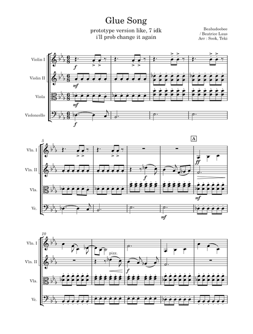 Glue Song String Quartet