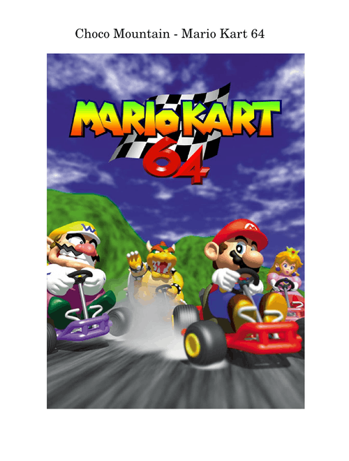 Choco Mountain - Mario Kart 64