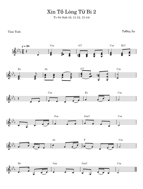Xin Tỏ Lòng Từ Bi 2 - Tường Ân