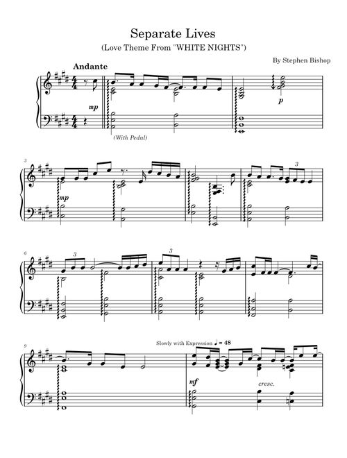 Separate Lives - Stephen Bishop