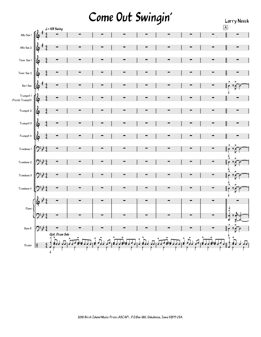swinging fingers Sheet music for Piano (Solo) Easy