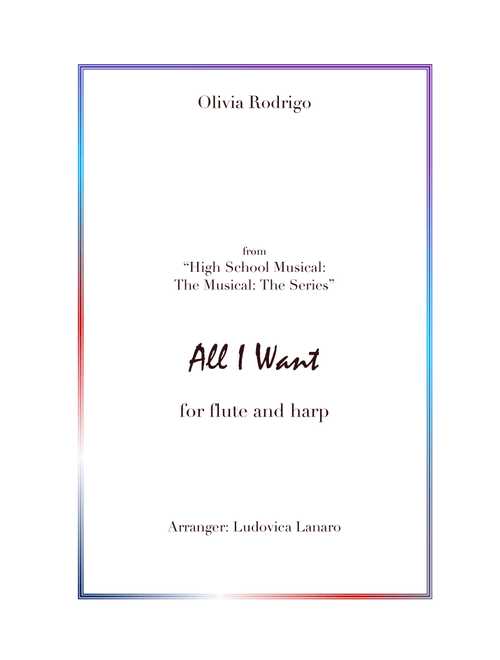 All I Want (Arr. Ludovica Lanaro) - Olivia Rodrigo (Instrumental Duet)